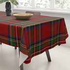 Royal Stewart Tartan Clan Tablecloth Gallery Image 3