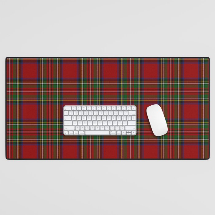 Royal Stewart Tartan Clan Desk Mat Gallery Image 1