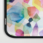 Crystals and Gems Splash Pink Blue Laptop Sleeve Gallery Image 3