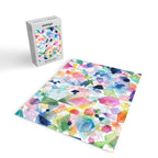 Crystals and Gems Splash Pink Blue Jigsaw Puzzle Gallery Image 2