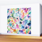 Crystals and Gems Splash Pink Blue Wall Mural Gallery Image 2