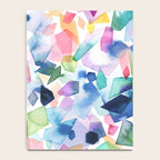 Crystals and Gems Splash Pink Blue Notebook Gallery Image 4