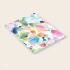 Crystals and Gems Splash Pink Blue Notebook Gallery Image 3