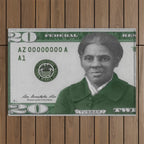 Proposed African American Icon Harriet Tubman Single U.S. Mint 20 Dollar bill Outdoor Rug Gallery Image 1
