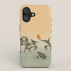 Frog Sumo - Ohara Koson iPhone Case Gallery Image 1