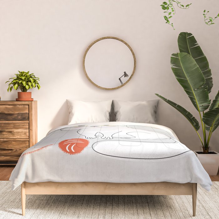 White Cat Comforter Gallery Image 3