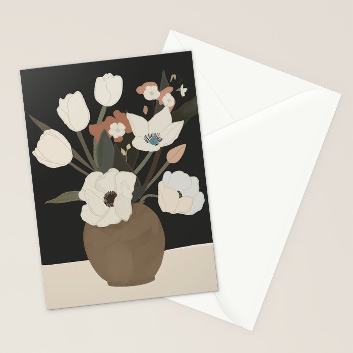 Gently Flowers 2 Stationery Card Gallery Image 2