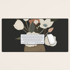 Gently Flowers 2 Desk Mat Gallery Image 1