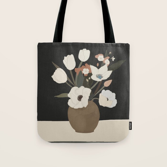 Gently Flowers 2 Tote Bag Gallery Image 1