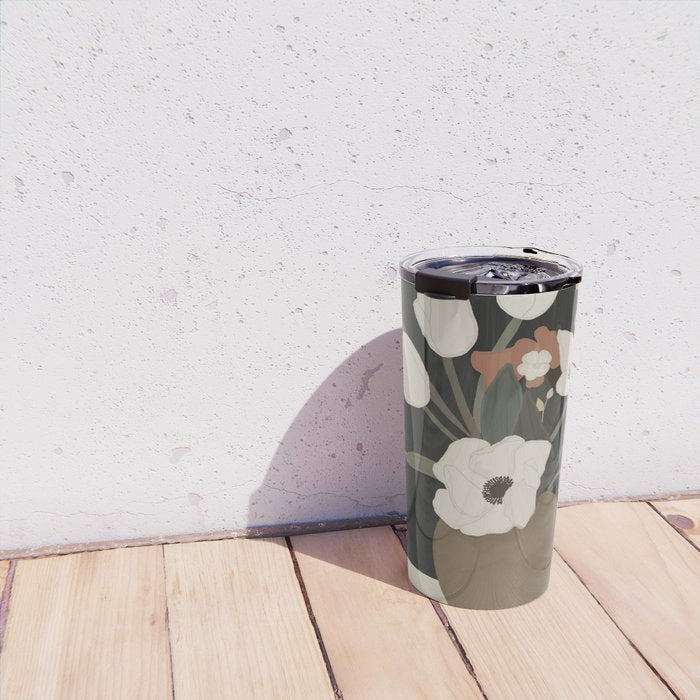 Gently Flowers 2 Travel Mug Gallery Image 4