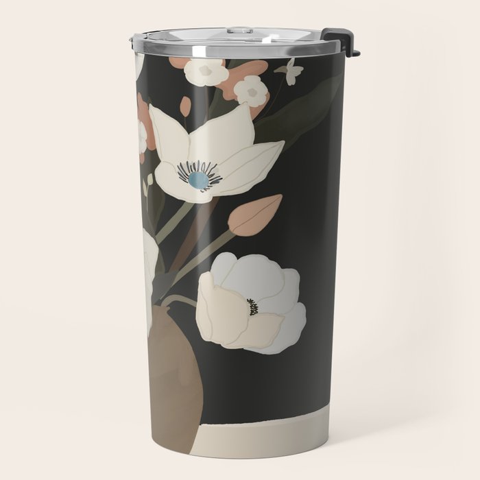 Gently Flowers 2 Travel Mug Gallery Image 2
