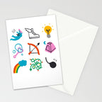 Sagittarius Emoji Stationery Card Gallery Image 2