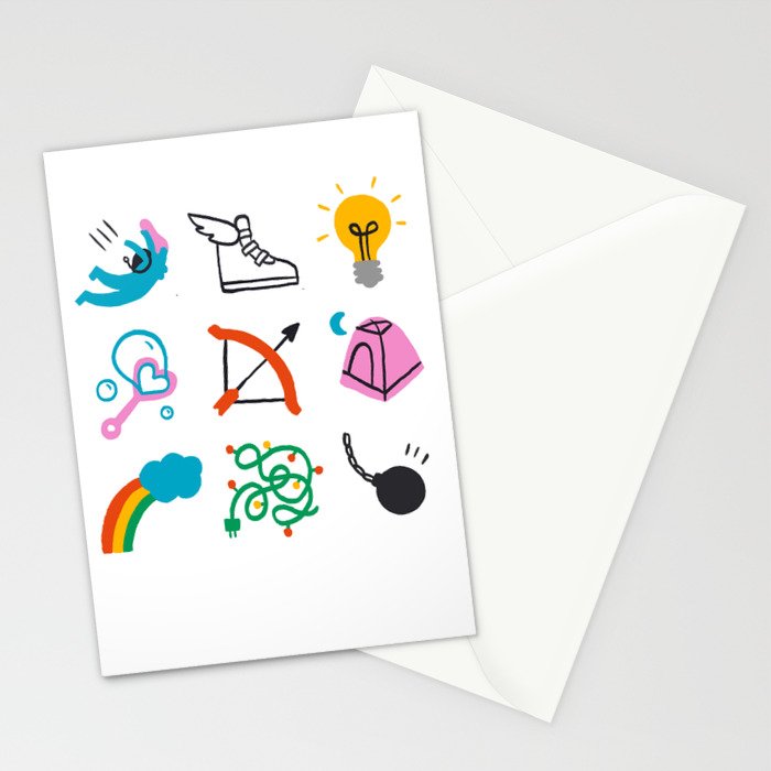 Sagittarius Emoji Stationery Card Gallery Image 2