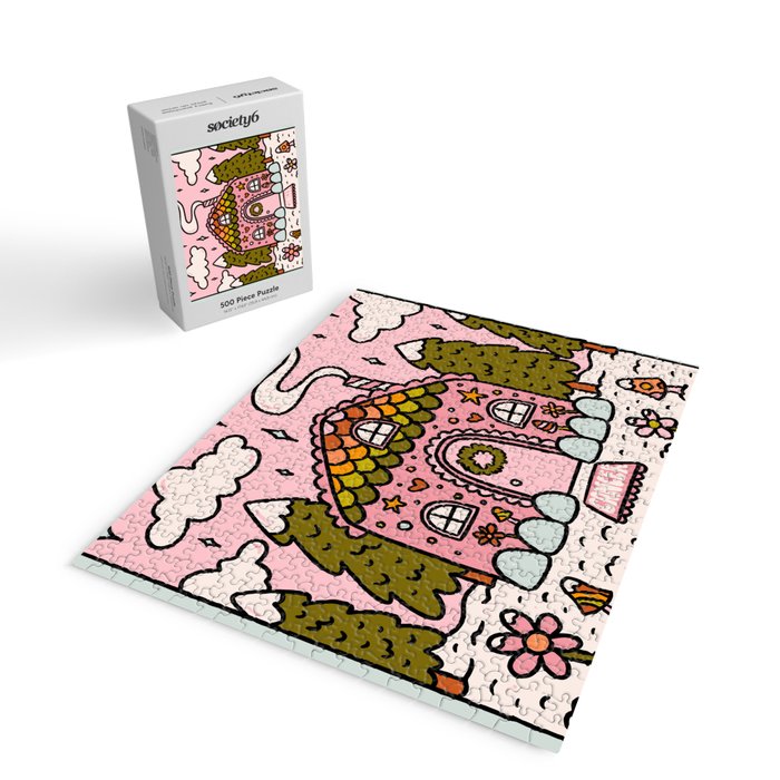 Cancer Zodiac Gingerbread House Jigsaw Puzzle Gallery Image 2
