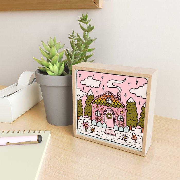 Cancer Zodiac Gingerbread House Mini Art Print Gallery Image 2