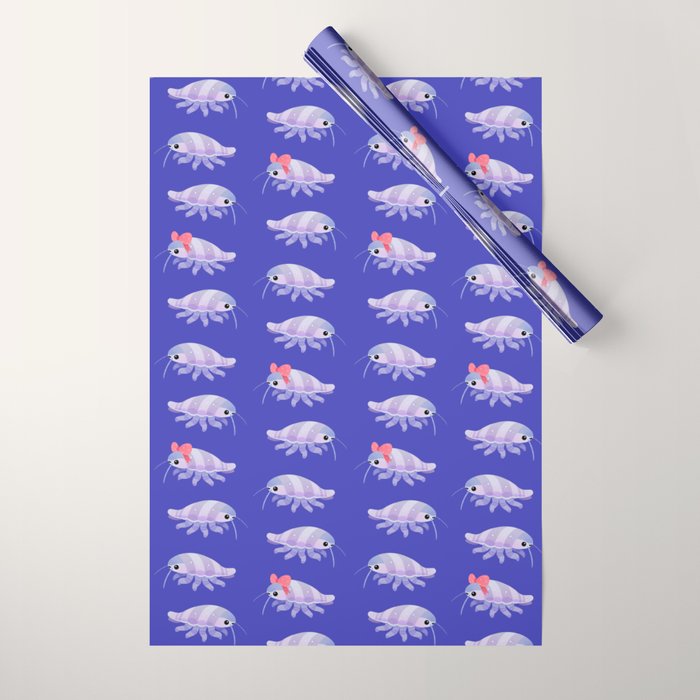 Ribbon giant isopod Wrapping Paper Gallery Image 1