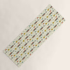 Atomic Kitty Rockets ©studioxtine Yoga Mat Gallery Image 1
