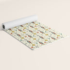 Atomic Kitty Rockets ©studioxtine Yoga Mat Gallery Image 2