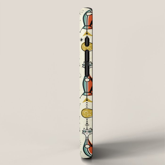 Atomic Kitty Rockets ©studioxtine iPhone Case Gallery Image 2