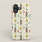Atomic Kitty Rockets ©studioxtine iPhone Case Gallery Image 1