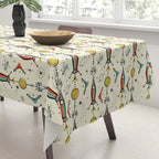 Atomic Kitty Rockets ©studioxtine Tablecloth Gallery Image 3