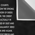 The Man in the Arena - Theodore Roosevelt Wall Tapestry Gallery Image 3