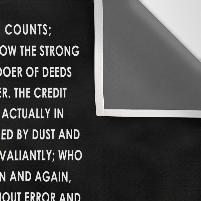 The Man in the Arena - Theodore Roosevelt Wall Tapestry Gallery Image 3