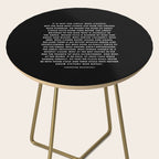 The Man in the Arena - Theodore Roosevelt Side Table Gallery Image 2