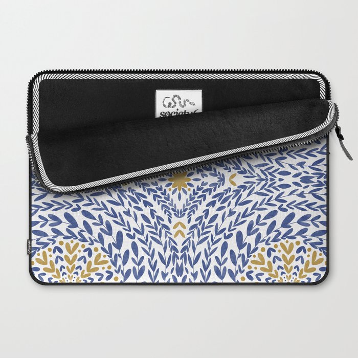 Intricate modern nature tile B Laptop Sleeve Gallery Image 2