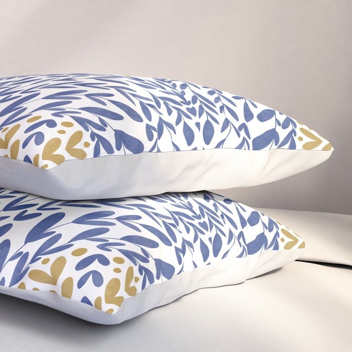 Intricate modern nature tile B Pillow Sham Gallery Image 3