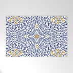 Intricate modern nature tile B Welcome Mat Gallery Image 1