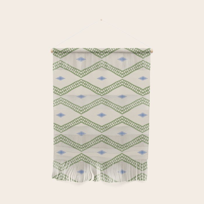 Ikat Hand-cut Pattern 3 Wall Hanging Gallery Image 1