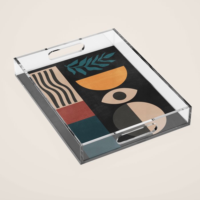 Geometric Abstraction 237 Acrylic Tray Gallery Image 1