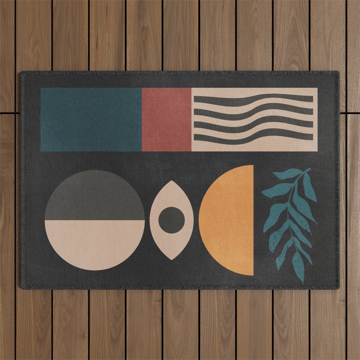 Geometric Abstraction 237 Outdoor Rug Gallery Image 1