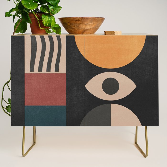Geometric Abstraction 237 Credenza Gallery Image 1