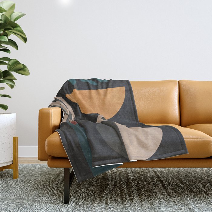 Geometric Abstraction 237 Throw Blanket Gallery Image 1