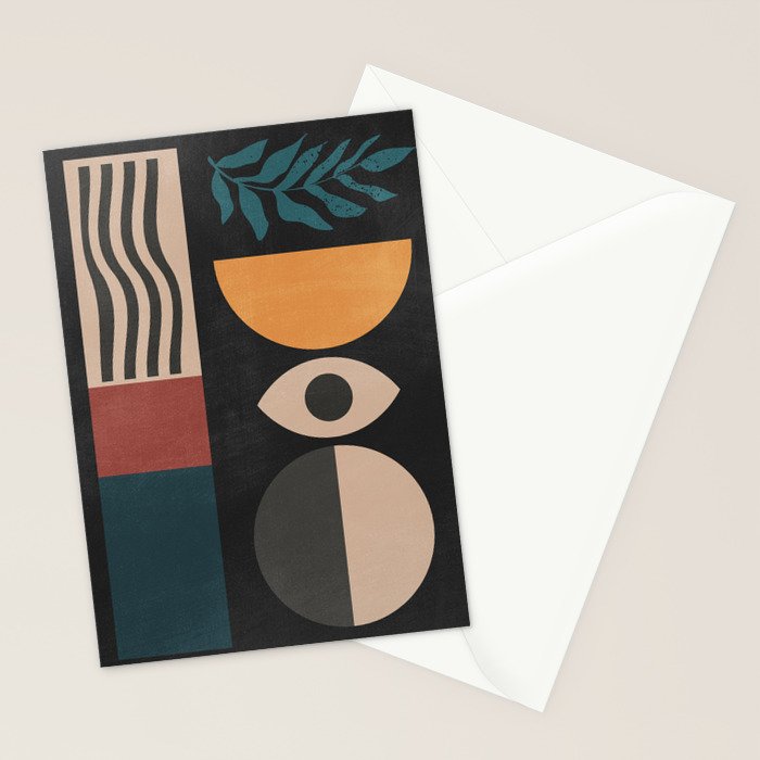 Geometric Abstraction 237 Stationery Card Gallery Image 2