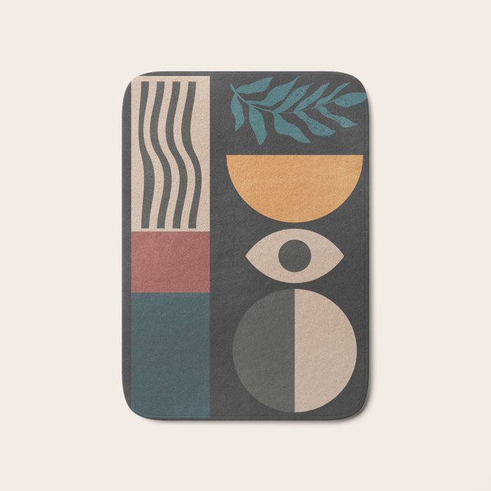 Geometric Abstraction 237 Bath Mat Gallery Image 1