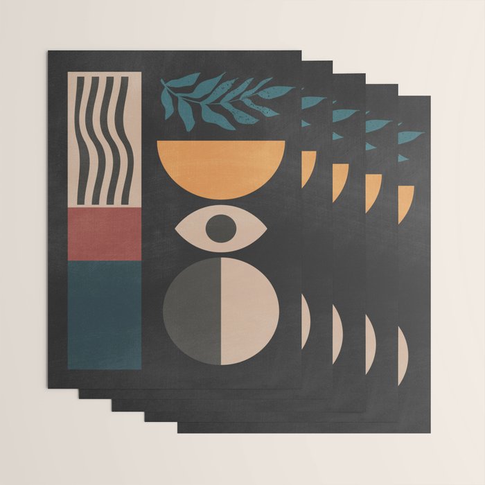 Geometric Abstraction 237 Wrapping Paper Gallery Image 3