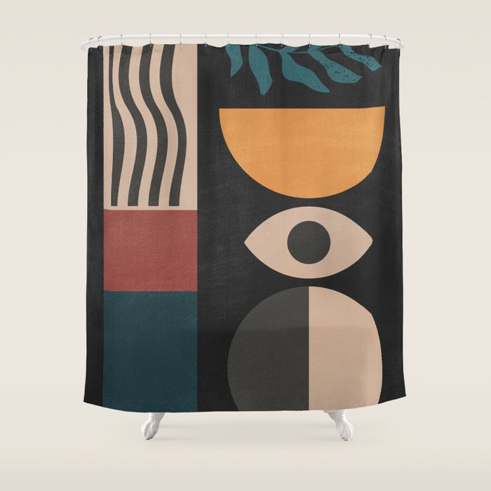 Geometric Abstraction 237 Shower Curtain Gallery Image 1