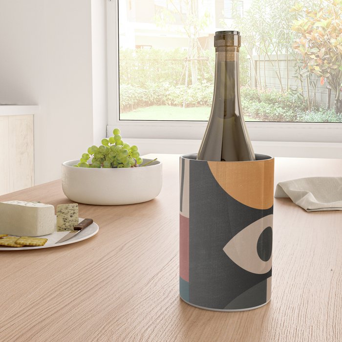 Geometric Abstraction 237 Wine Chiller Gallery Image 4