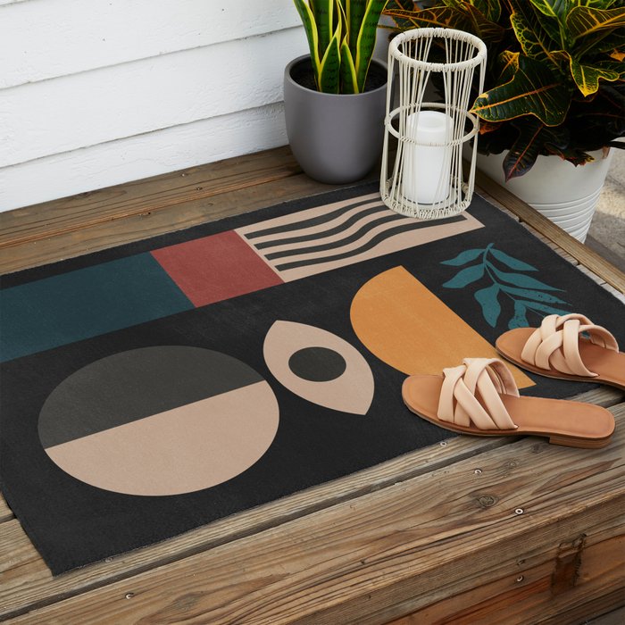Geometric Abstraction 237 Outdoor Rug Gallery Image 2
