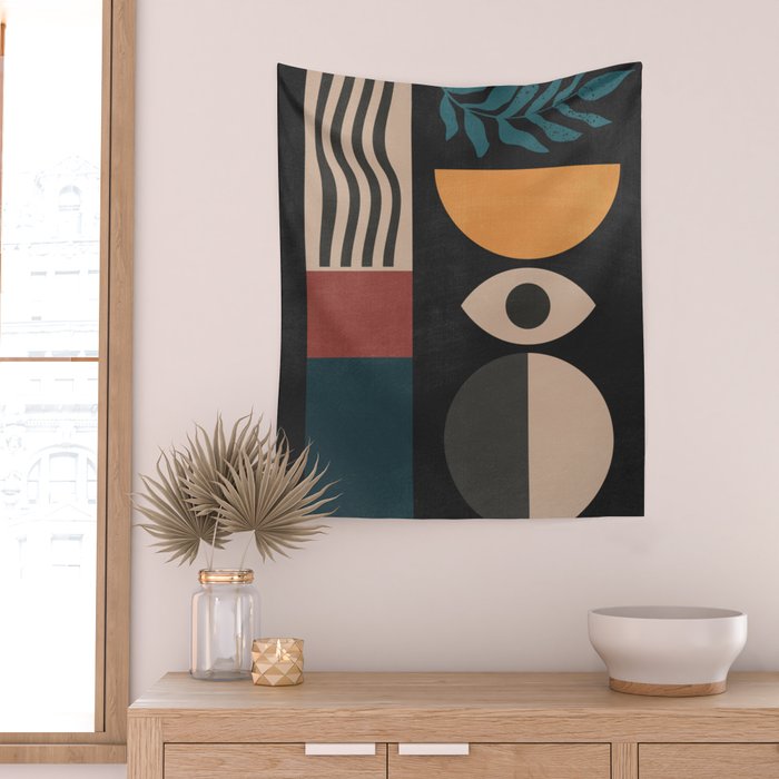 Geometric Abstraction 237 Wall Tapestry Gallery Image 2
