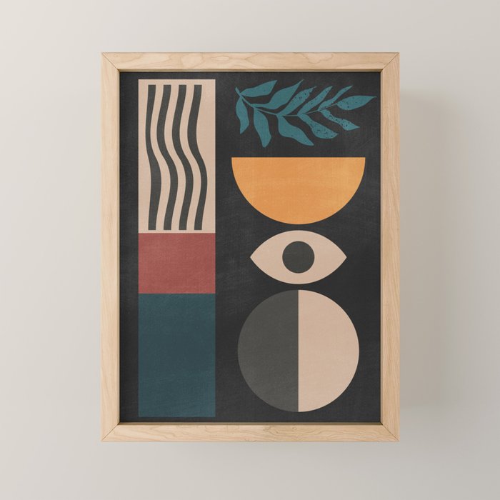 Geometric Abstraction 237 Mini Art Print Gallery Image 1