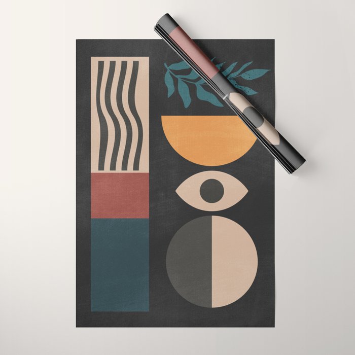 Geometric Abstraction 237 Wrapping Paper Gallery Image 1