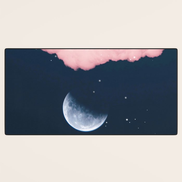 Falling moon Desk Mat Gallery Image 3