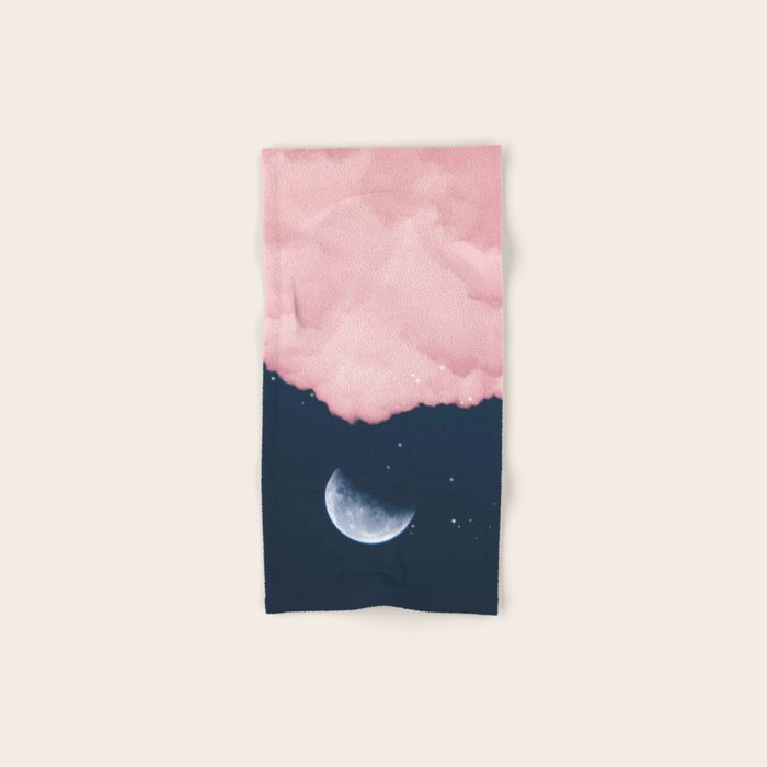 Falling moon Bath Towel Gallery Image 1