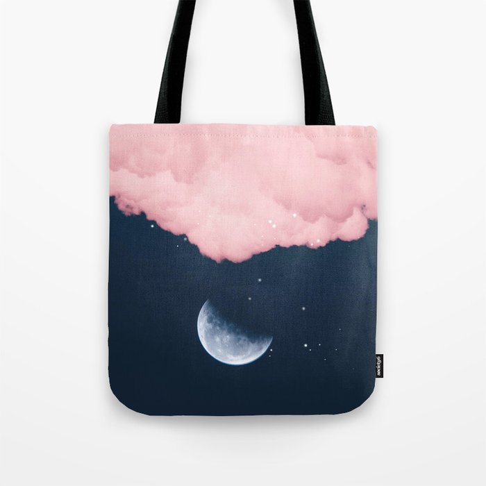 Falling moon Tote Bag Gallery Image 1