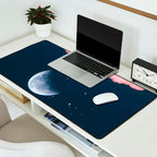 Falling moon Desk Mat Gallery Image 2