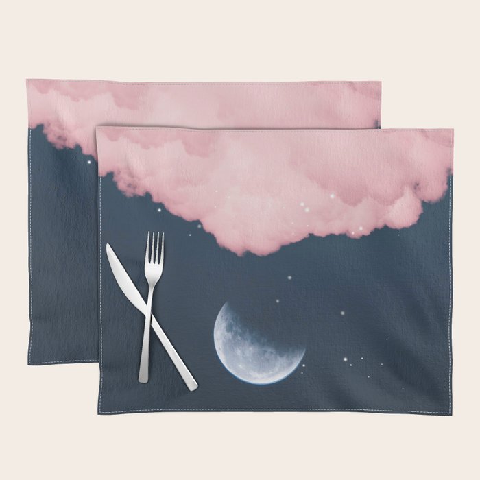 Falling moon Placemat Gallery Image 1